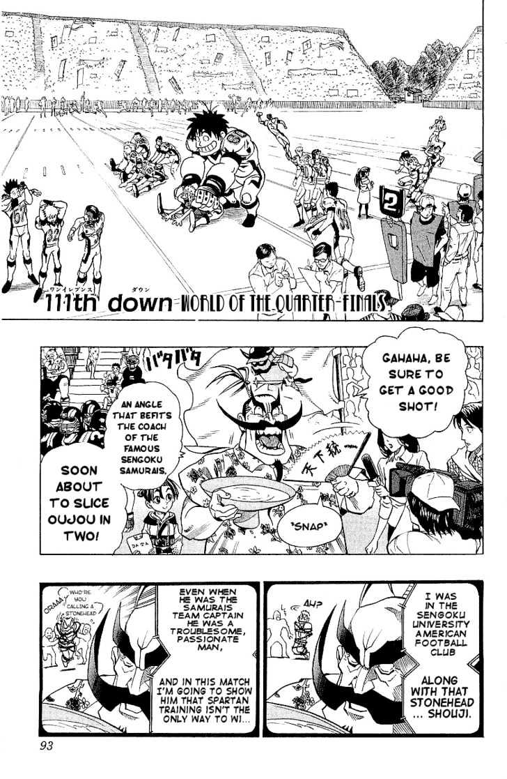 Eyeshield 21 Chapter 111 : World Of The Quarter Finals - Picture 2