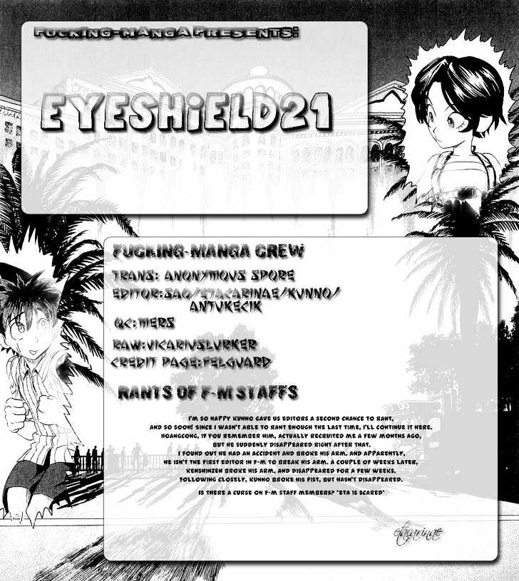 Eyeshield 21 Chapter 103 : Renewal Of The Kingdom - Picture 1