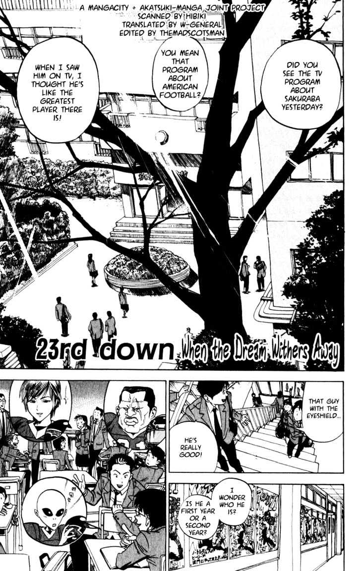 Eyeshield 21 Chapter 23 : When The Dream Withers Away - Picture 1