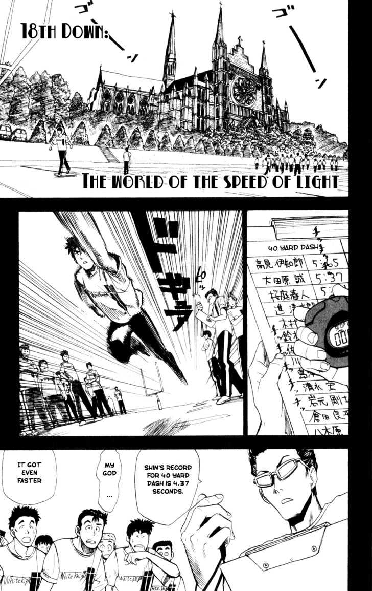 Eyeshield 21 Chapter 18 : The World Of The Speed Of Light - Picture 1