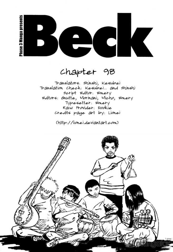 Beck Vol.33 Chapter 98 - Picture 1