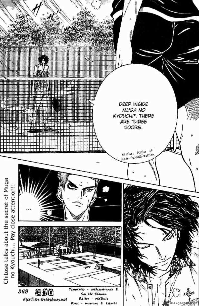 Prince Of Tennis Chapter 311 : The Man Who Researched Beneath The Sureface Of Muga - Picture 1
