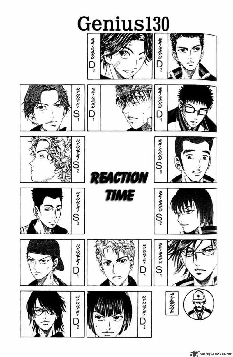 Prince Of Tennis Chapter 130 : Reaction Time - Picture 1