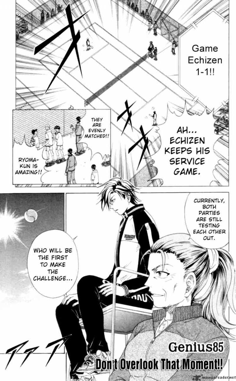 Prince Of Tennis Chapter 85 : Don't Overlook That Moment!! - Picture 1