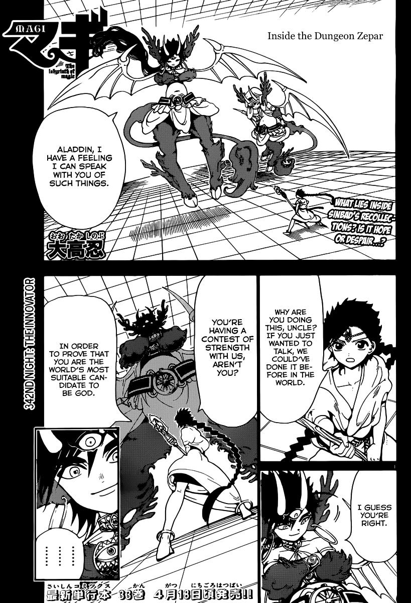 Magi - Labyrinth Of Magic Vol.20 Chapter 342 : The Innovator - Picture 3