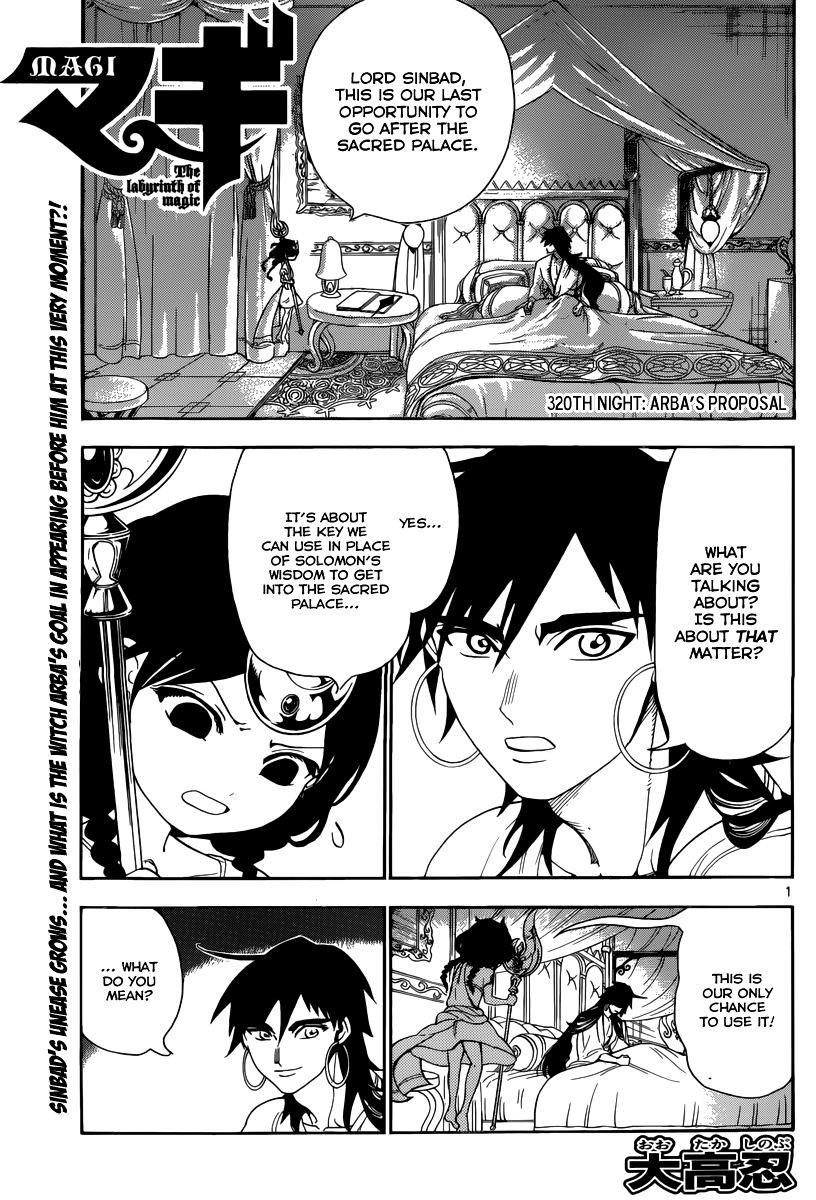 Magi - Labyrinth Of Magic Vol.20 Chapter 320 : Arba's Proposal - Picture 3