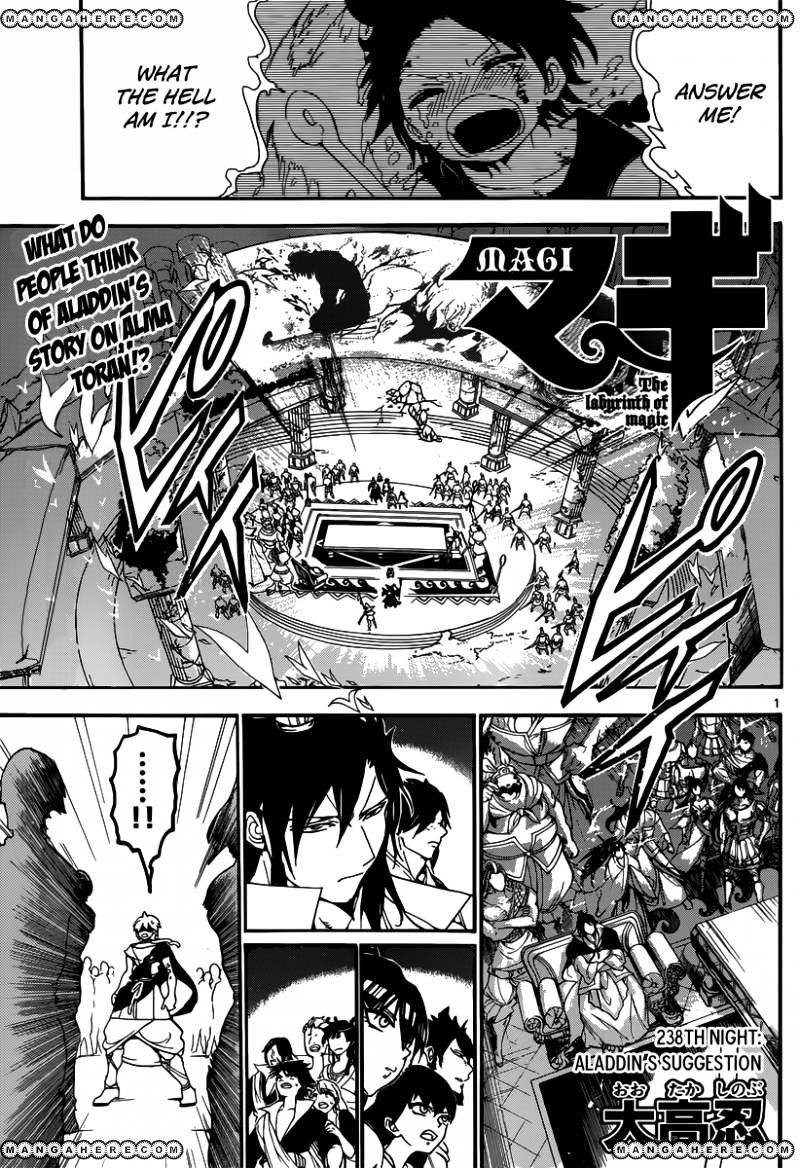 Magi - Labyrinth Of Magic Vol.20 Chapter 238 : Aladdin's Suggestion - Picture 3