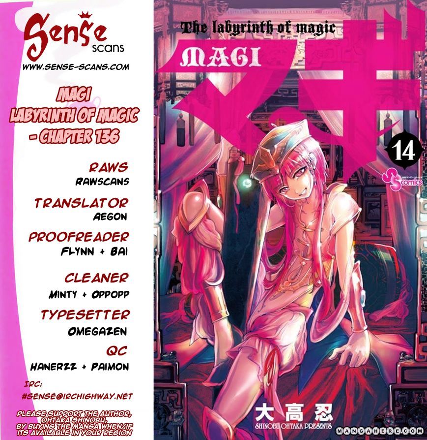 Magi - Labyrinth Of Magic Vol.12 Chapter 136 : Ren Kouha - Picture 1