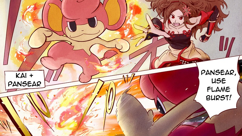 Pokemon Conquest: Ransei's Colour Picture Scroll - Page 1