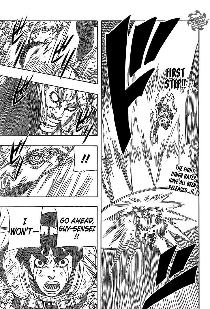 Naruto Vol.70 Chapter 669 : Eight Inner Gates Battle Formation...!! - Picture 1