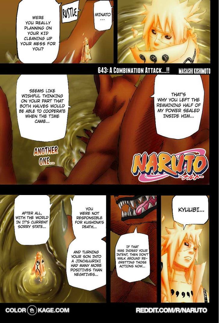 Naruto Vol.67 Chapter 643.1 : A Combination Attack .. !! - Picture 2