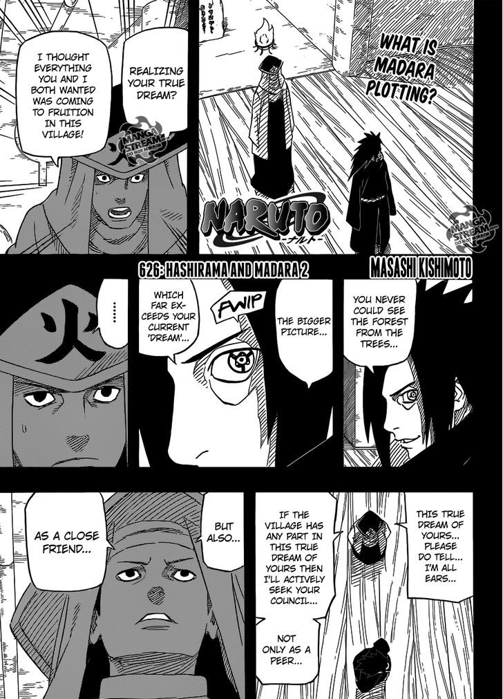 Naruto Vol.65 Chapter 626 : Hashirama And Madara 2 - Picture 1