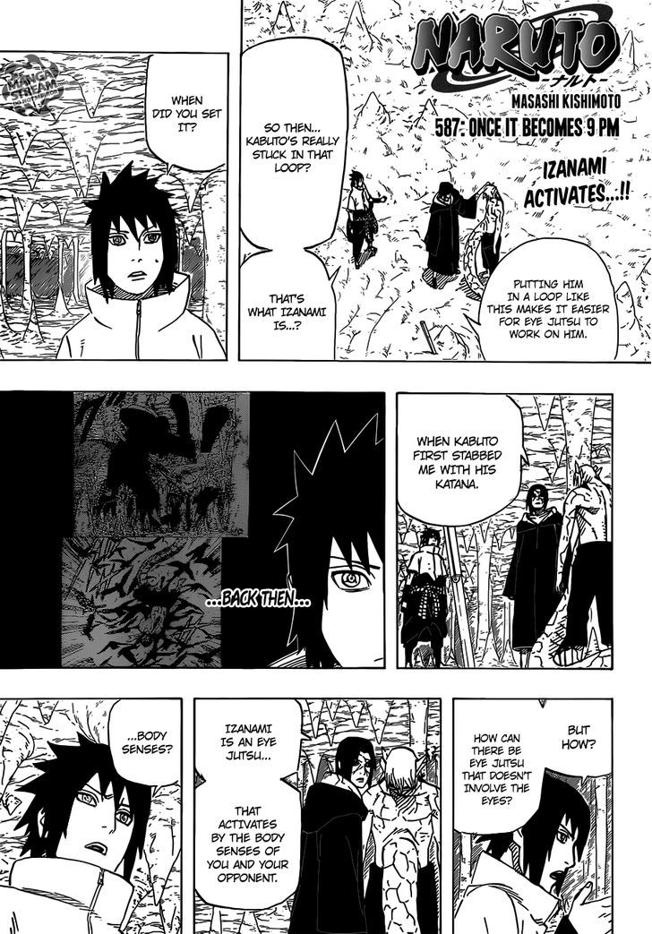 Naruto Vol.61 Chapter 587 : When It Turns 9 O'clock - Picture 1