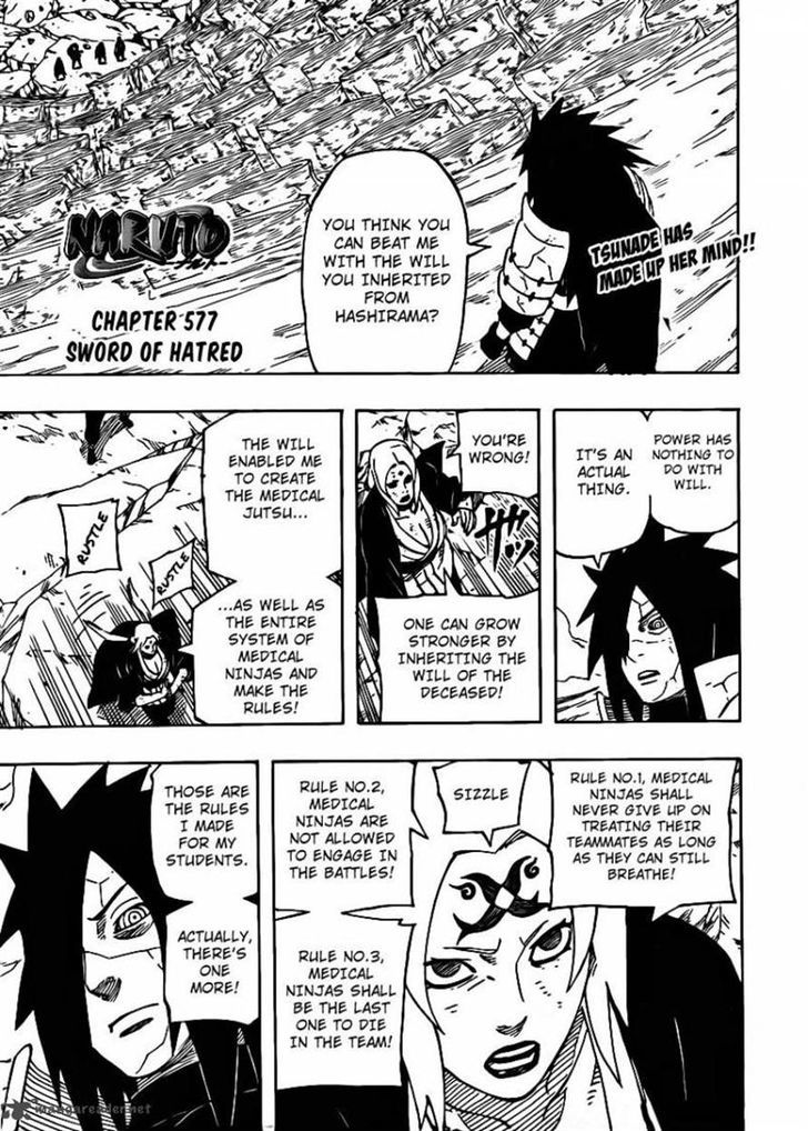 Naruto Vol.61 Chapter 577 : Sword Of Hatred - Picture 1