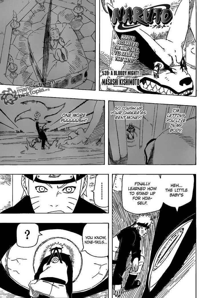 Naruto Vol.57 Chapter 539 : A Bloody Night! - Picture 1