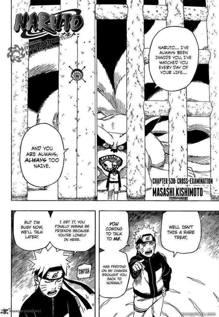 Naruto Vol.57 Chapter 538 : Cross-Examination - Picture 2