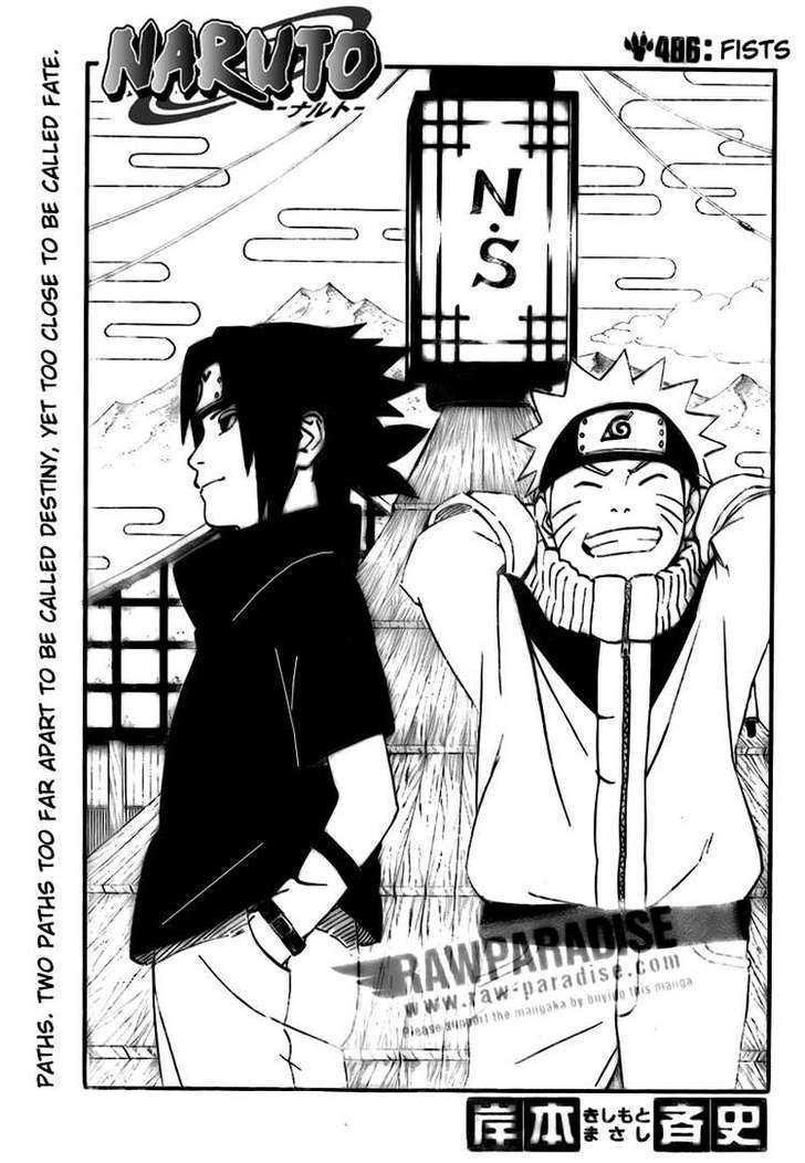 Naruto Vol.52 Chapter 486 : Fists - Picture 1