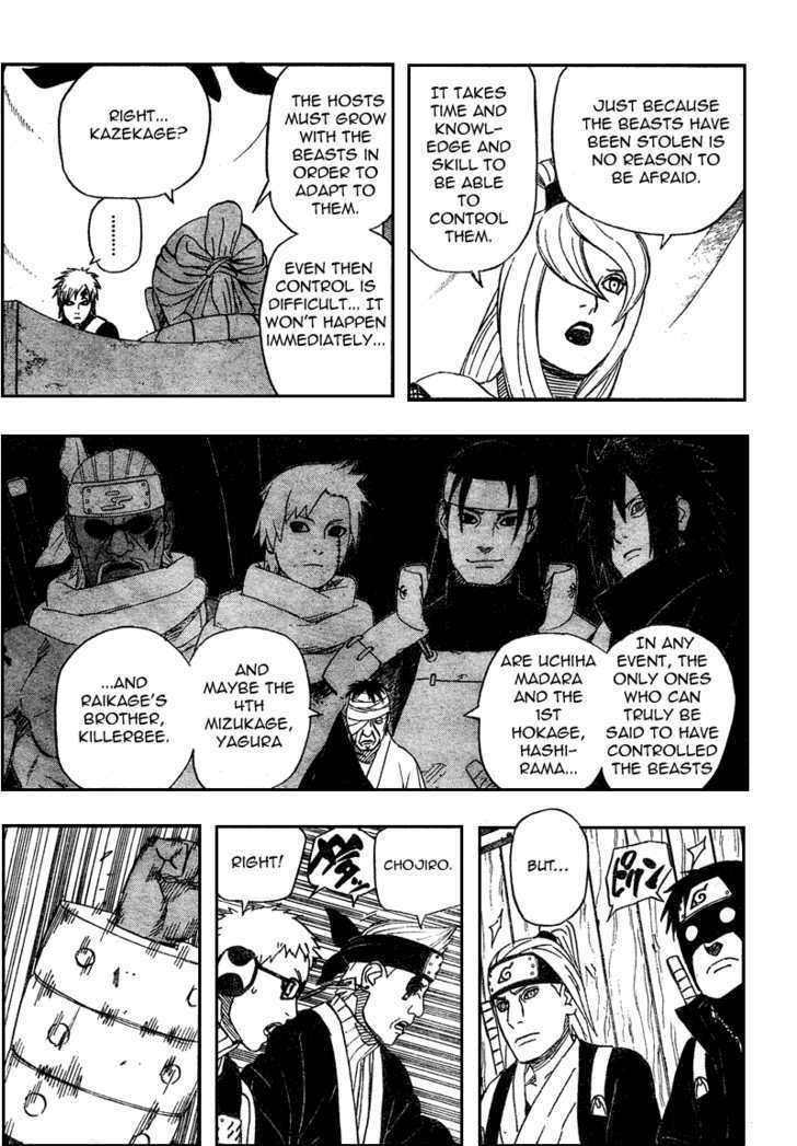 Naruto Vol.49 Chapter 458 : The Five Kages' Great Dispute - Picture 3