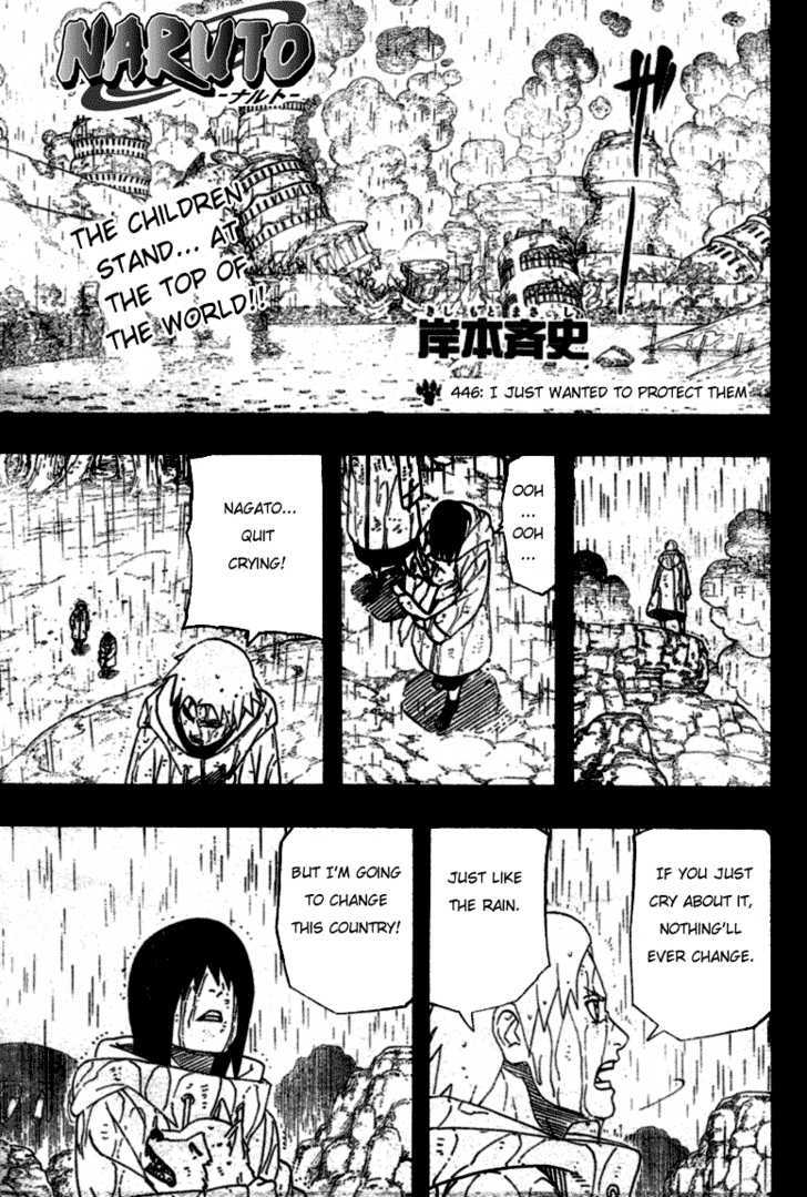 Naruto Vol.48 Chapter 446 : I Just Wanted To Protect Them - Picture 1