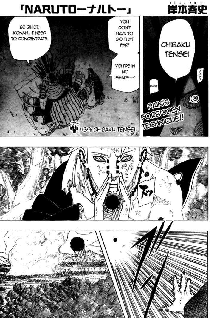 Naruto Vol.47 Chapter 439 : Chibaku Tensei - Picture 1