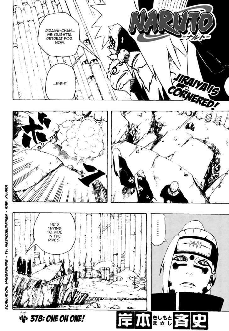 Naruto Vol.41 Chapter 378 : One On One! - Picture 2