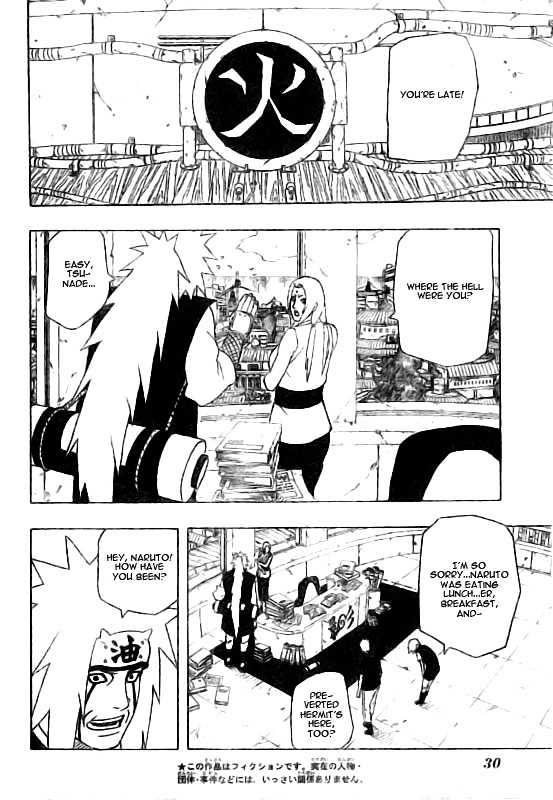 Naruto Vol.39 Chapter 350 : News Of The Clash...!! - Picture 3