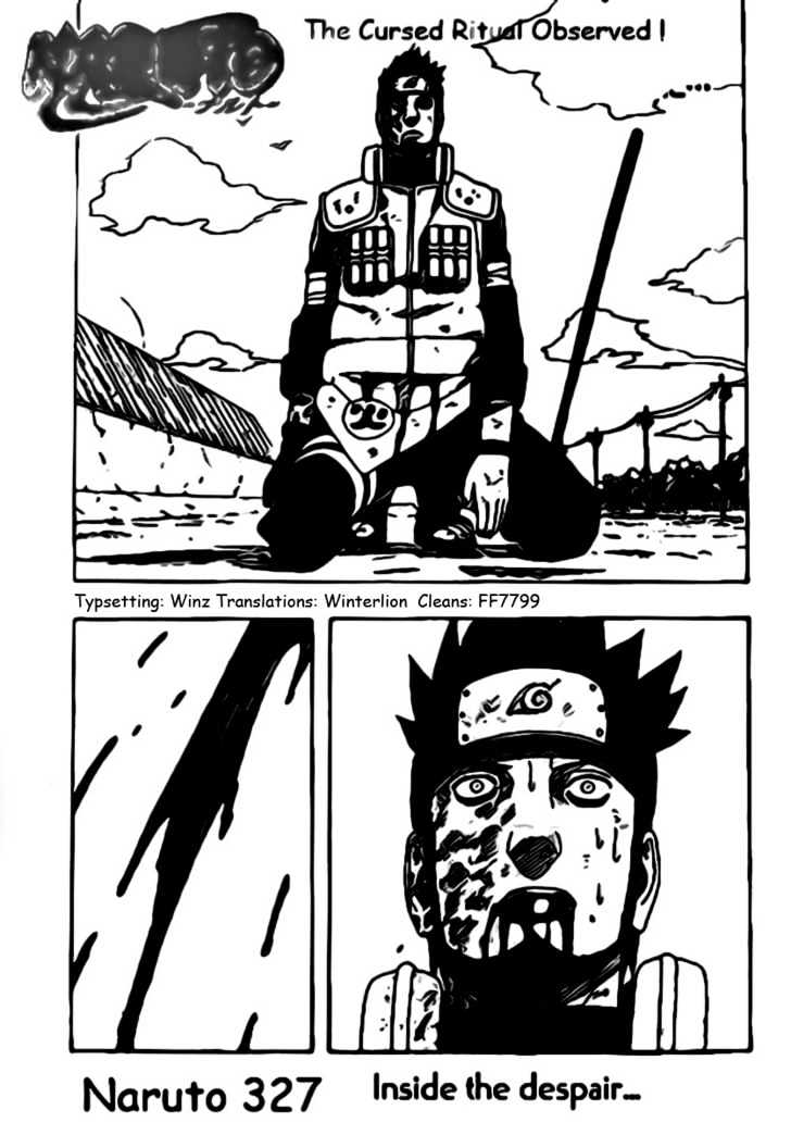 Naruto Vol.36 Chapter 327 : Inside The Despair - Picture 1