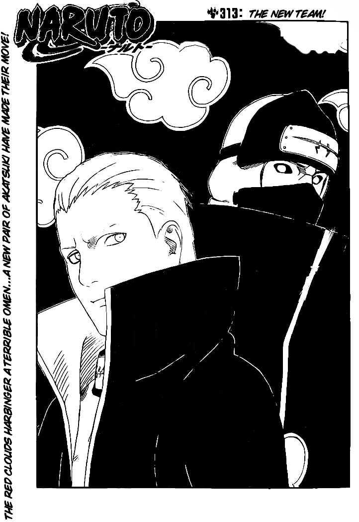 Naruto Vol.35 Chapter 313 : The New Team - Picture 1
