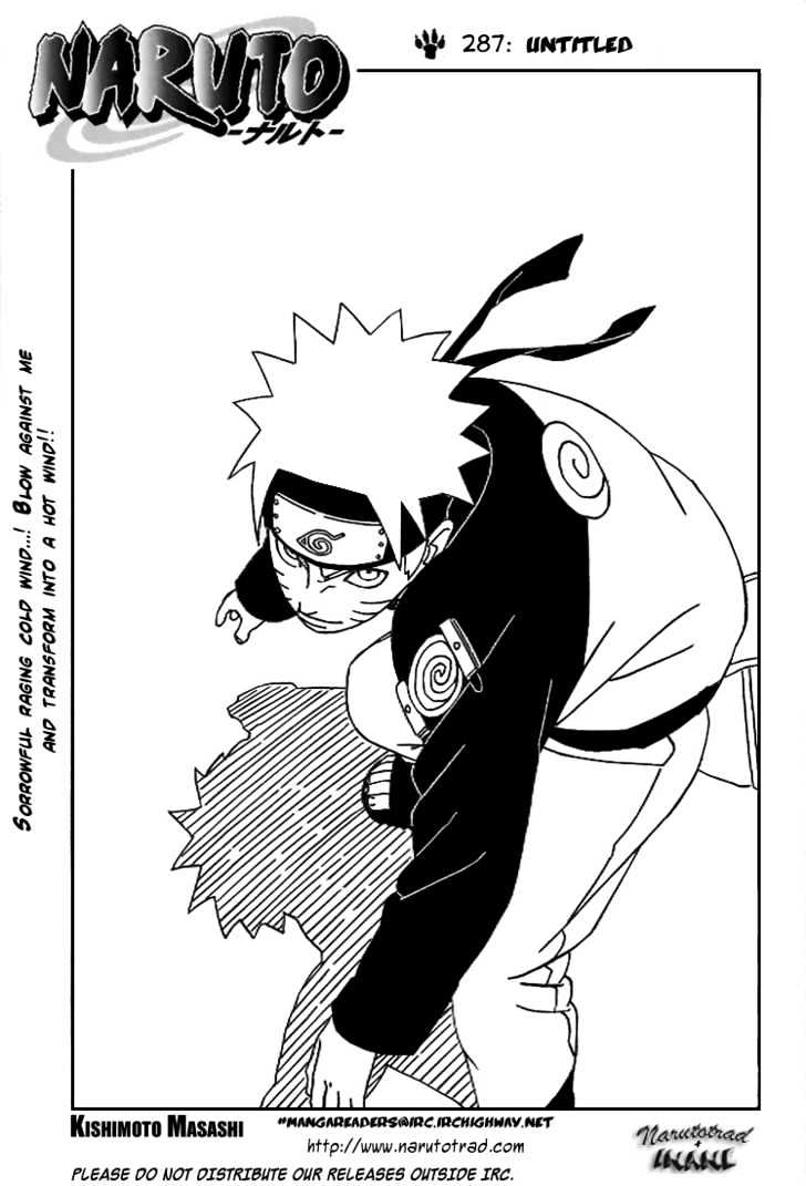 Naruto Vol.32 Chapter 287 : Untitled - Picture 1