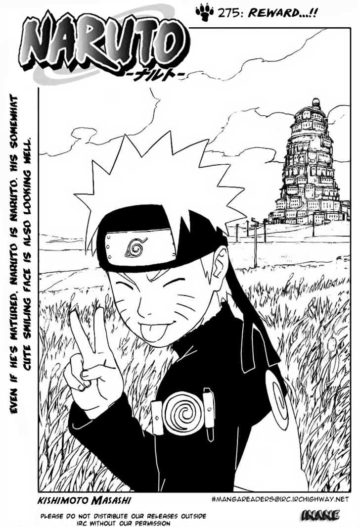 Naruto Vol.31 Chapter 275 : Reward...!! - Picture 1