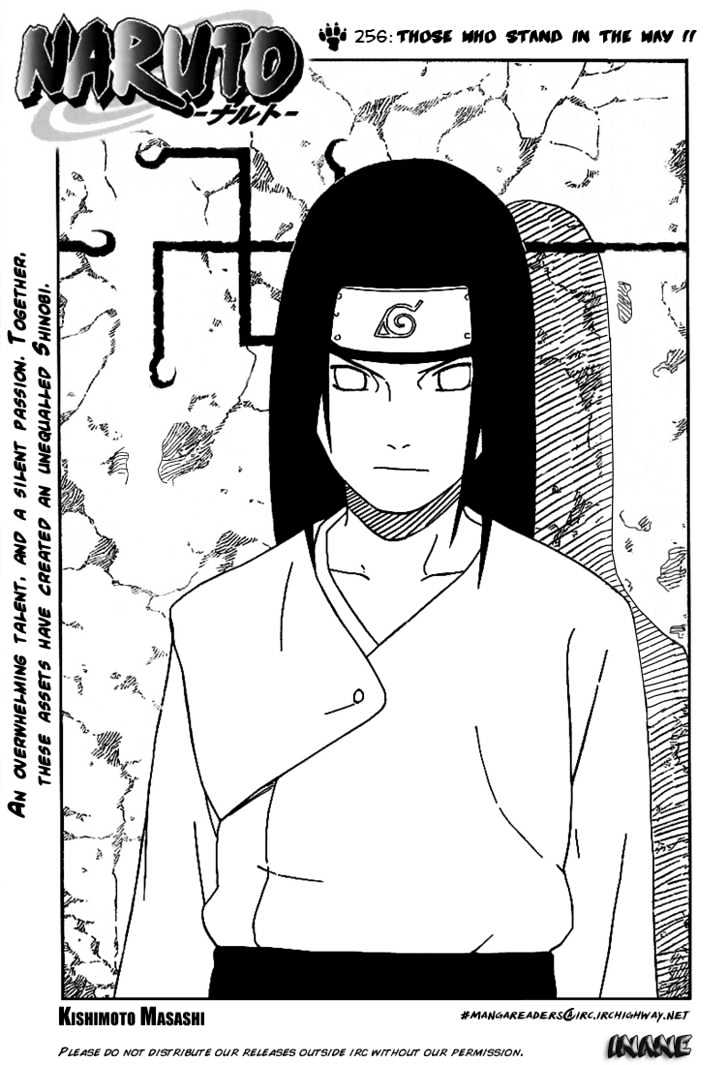 Naruto Vol.29 Chapter 256 : Those Who Stand In The Way!! - Picture 1