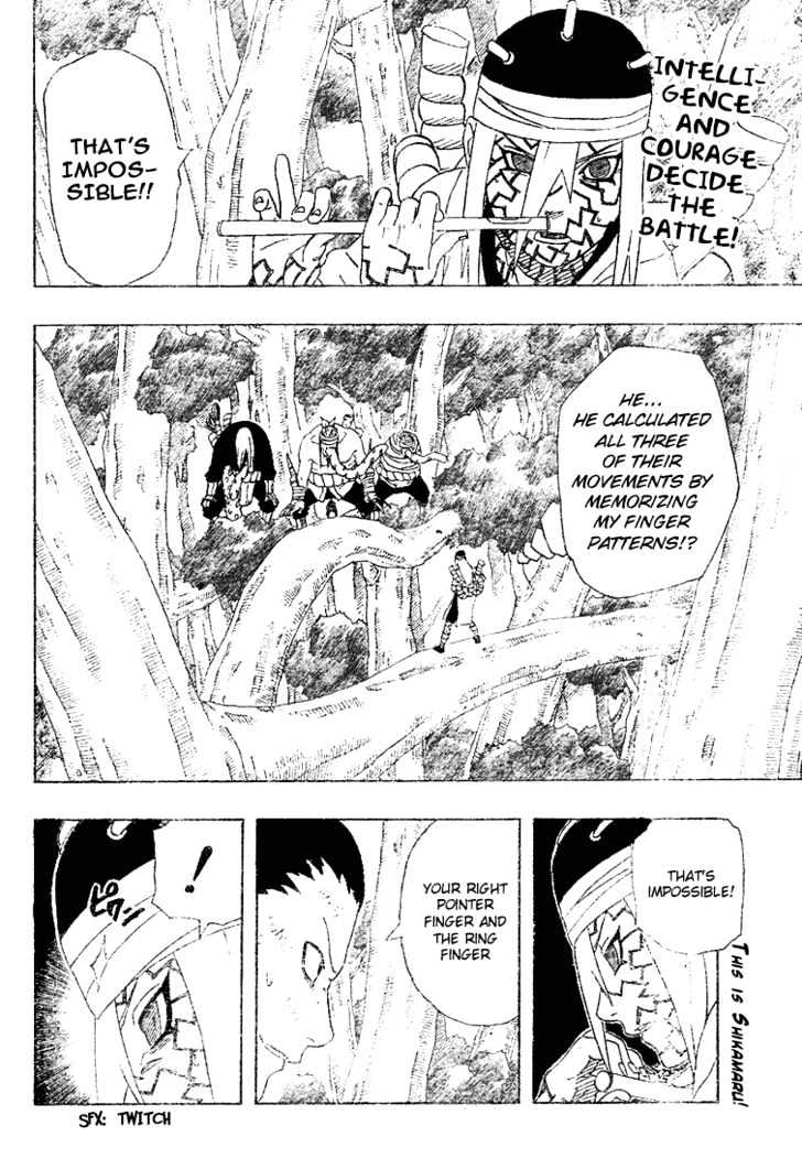 Naruto Vol.23 Chapter 208 : The First Hand Is A Feint!! - Picture 3
