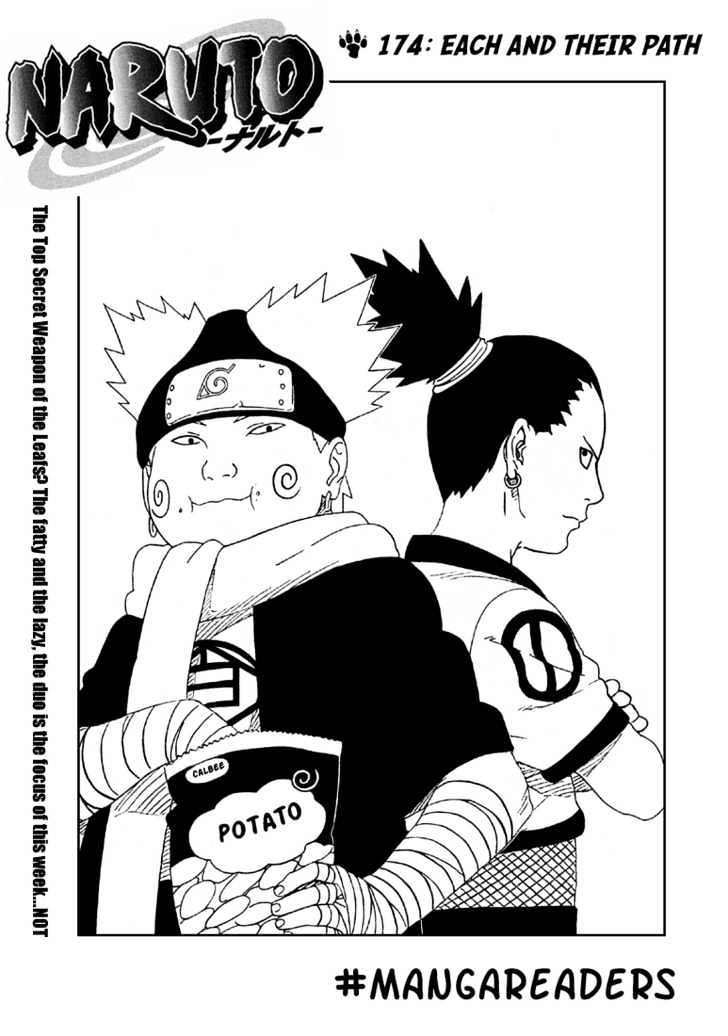 Naruto Vol.20 Chapter 174 : Each And Their Path - Picture 1