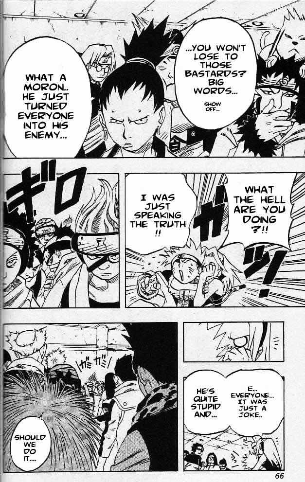 Naruto Vol.5 Chapter 40 : The First Test!! - Picture 2