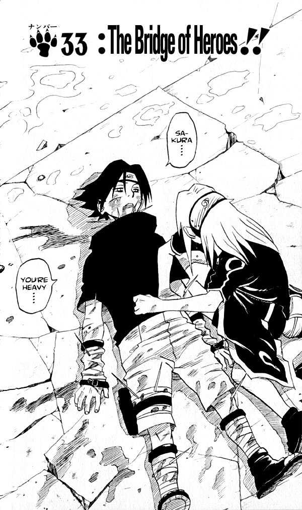 Naruto Vol.4 Chapter 33 : The Bridge Of Heroes!! - Picture 2