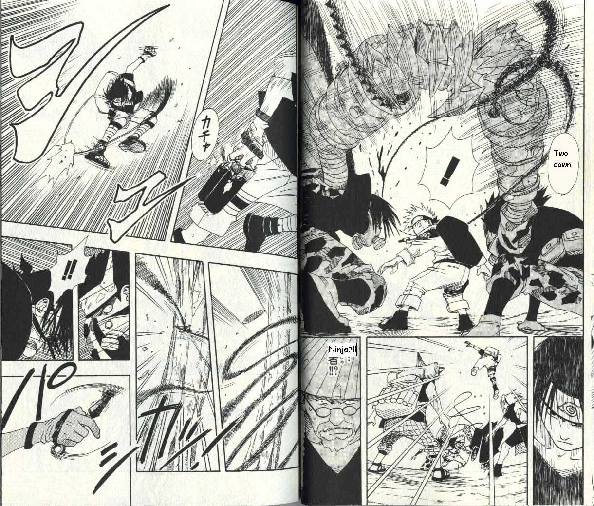 Naruto Vol.2 Chapter 10 : Two Down - Picture 2