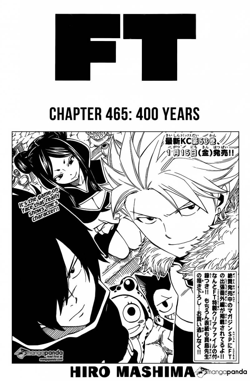 Fairy Tail Chapter 465 : 400 Years - Picture 1