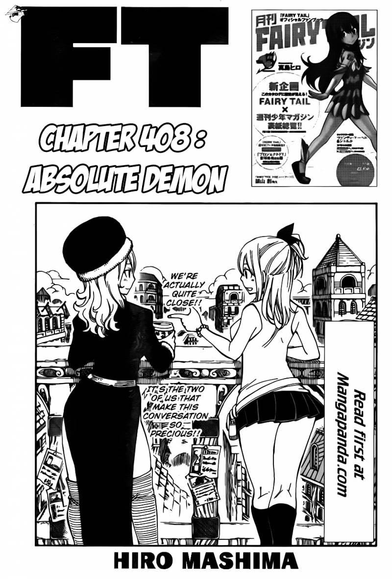 Fairy Tail Chapter 408 : Absolute Demon - Picture 1