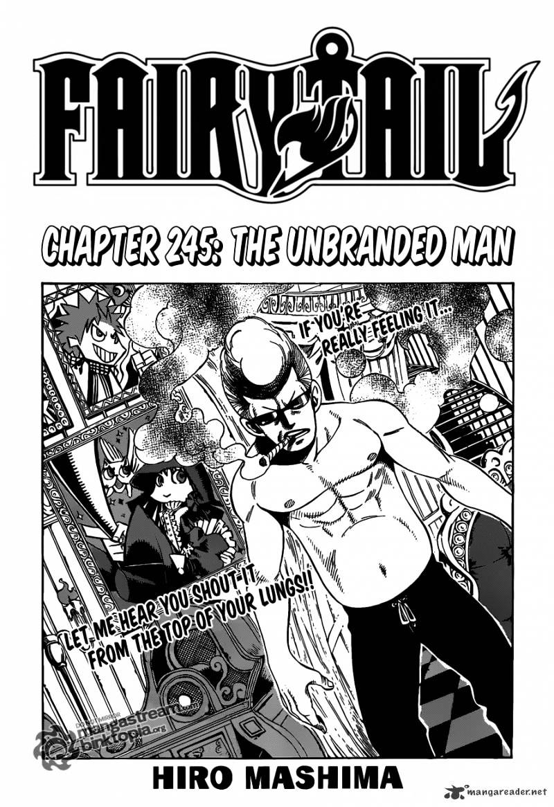 Fairy Tail Chapter 245 : The Unbranded Man - Picture 1