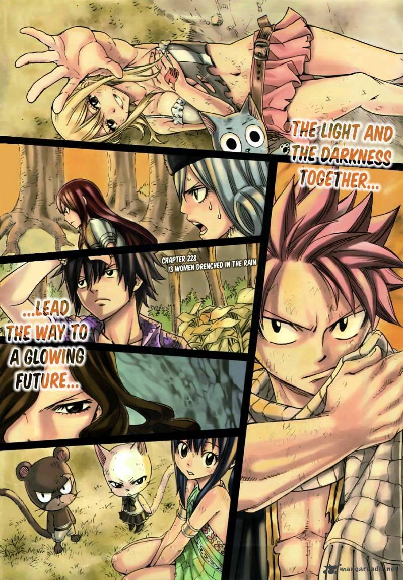 Fairy Tail Chapter 228 : Women Drenched In The Rain - Picture 3