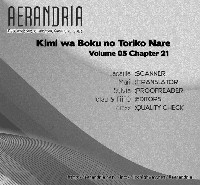 Kimi Wa Boku No Toriko Nare Vol.5 Chapter 21 - Picture 2