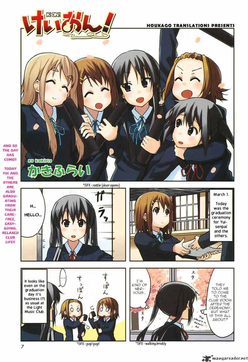 K-On! Chapter 52 : Vol 4 Ch 12 (End) - Picture 1