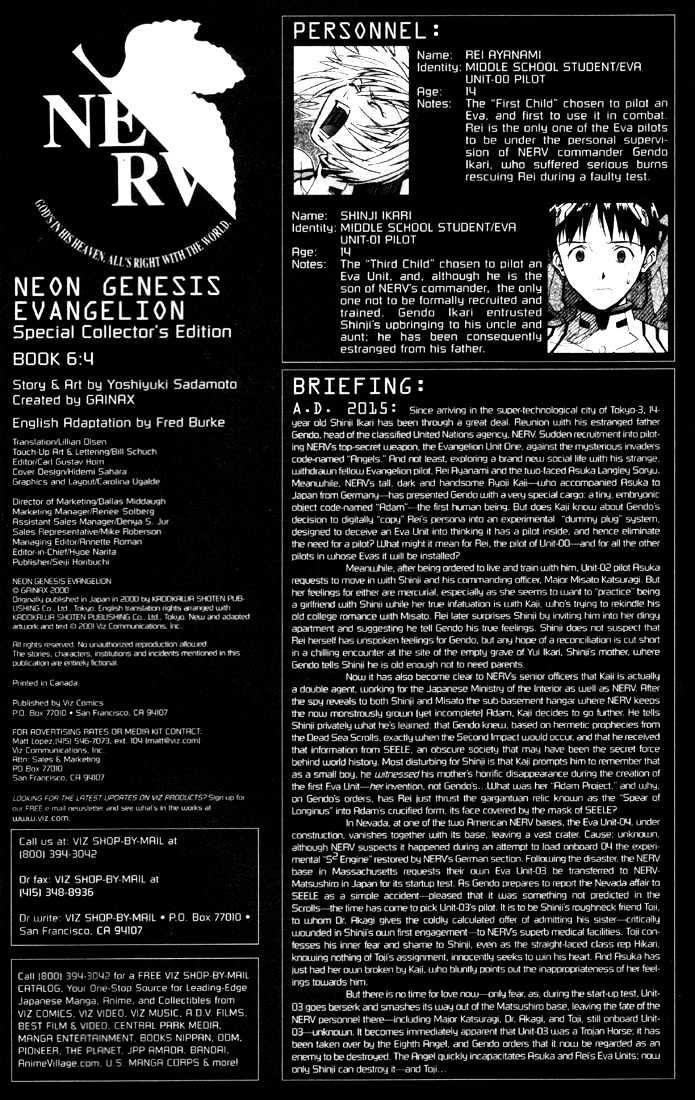 Shinseiki Evangelion Vol.6 Chapter 39 : 39 - The Dummy System & 40 - Staining The Twilight Black - Picture 3