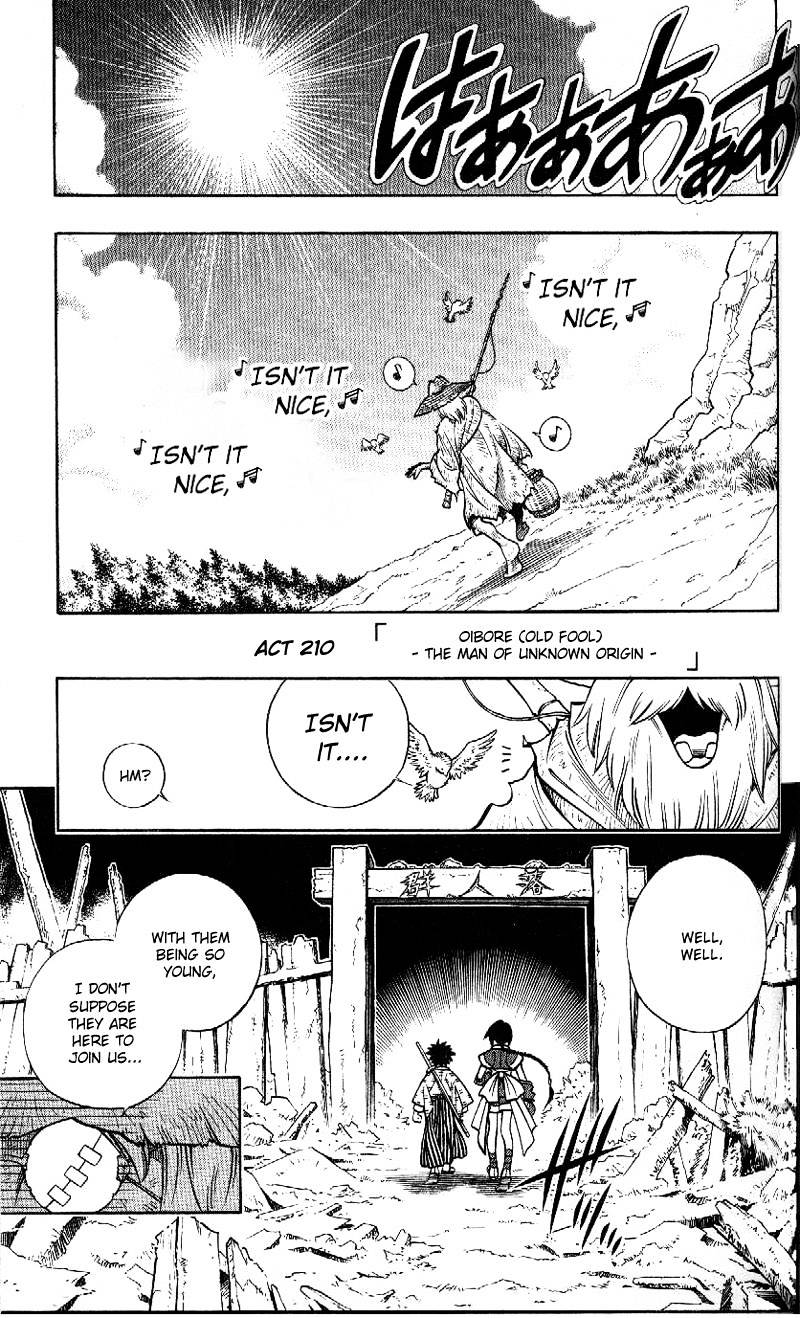 Rurouni Kenshin Chapter 210 : Oibore - The Man Of Unknown Origins - Picture 3