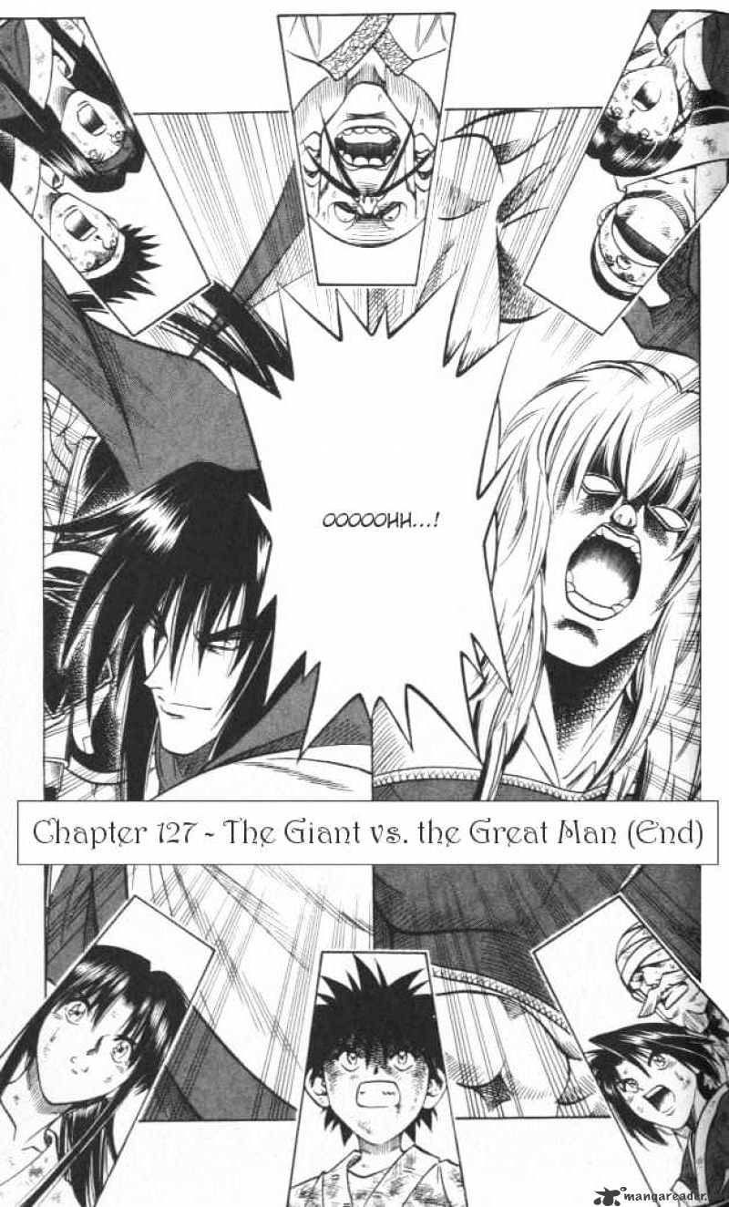 Rurouni Kenshin Chapter 127 : The Giant Vs The Great Man - End - Picture 1