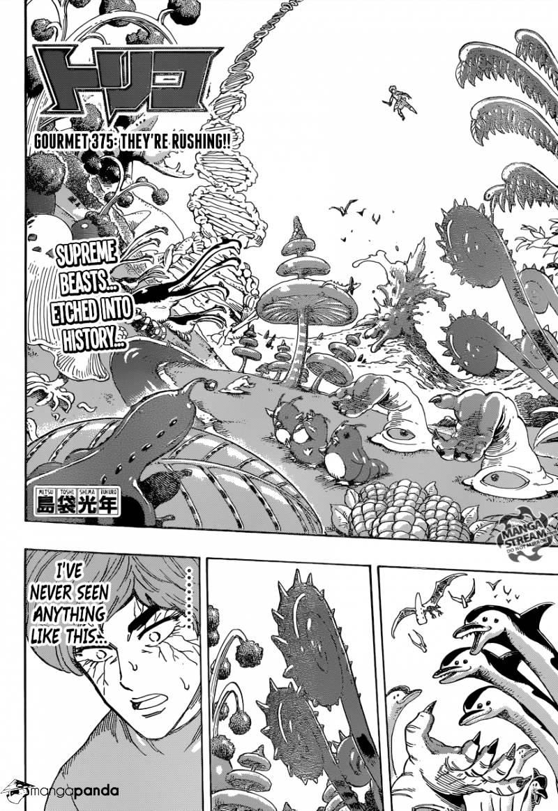Toriko Chapter 375 : They Re Rushing!! - Picture 2