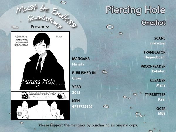 Piercing Hole Chapter 0 : Oneshot - Picture 1