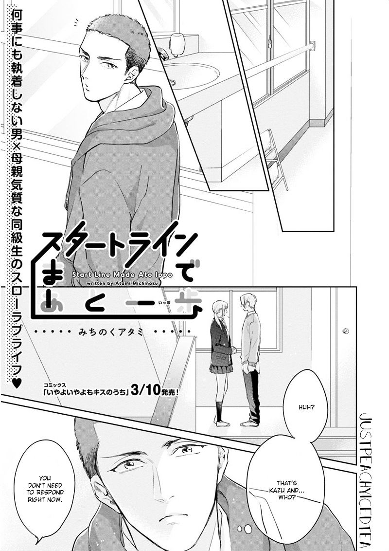 Iyayoiyayo Mo Kiss No Uchi Chapter 4 : Start Line Made Ato Ippo - Picture 1