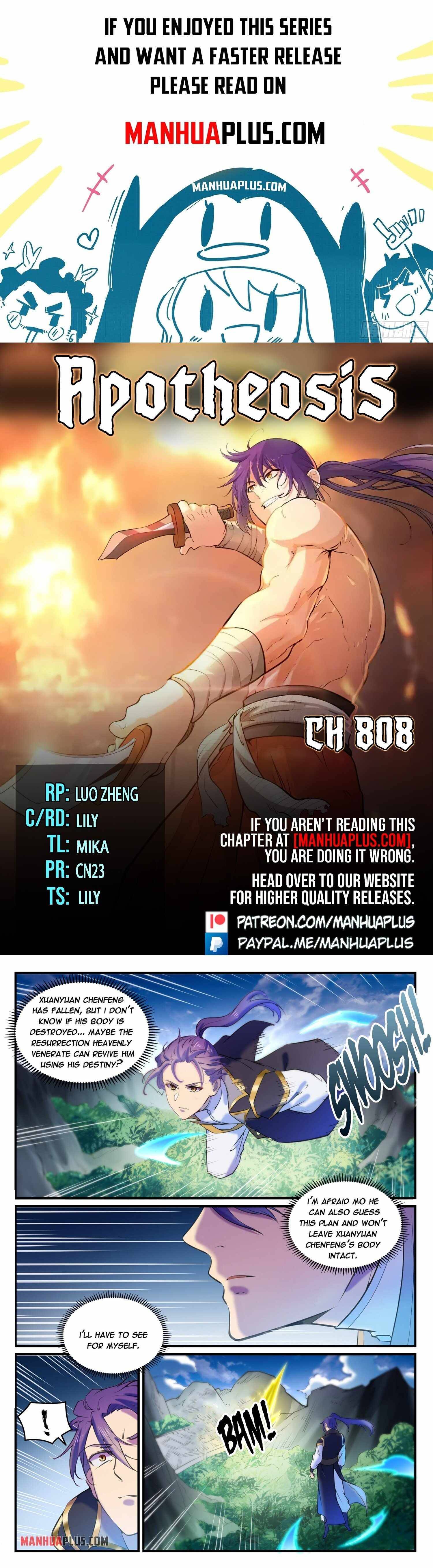 Apotheosis Chapter 808 - Picture 1