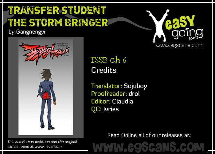 Transfer Student Storm Bringer Chapter 6 - Picture 1